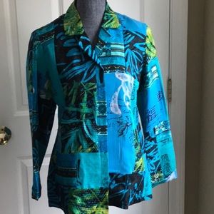 Chico’s silk linen jacket